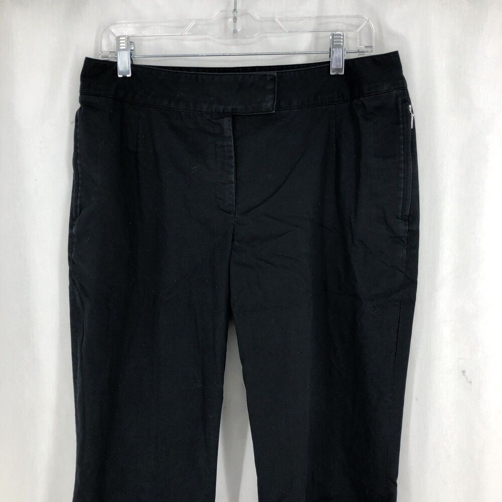 NIKE GOLF L Dri-FIT UV Protective UPF 30 Navy Golf Pants Ankle Zip 298635 8